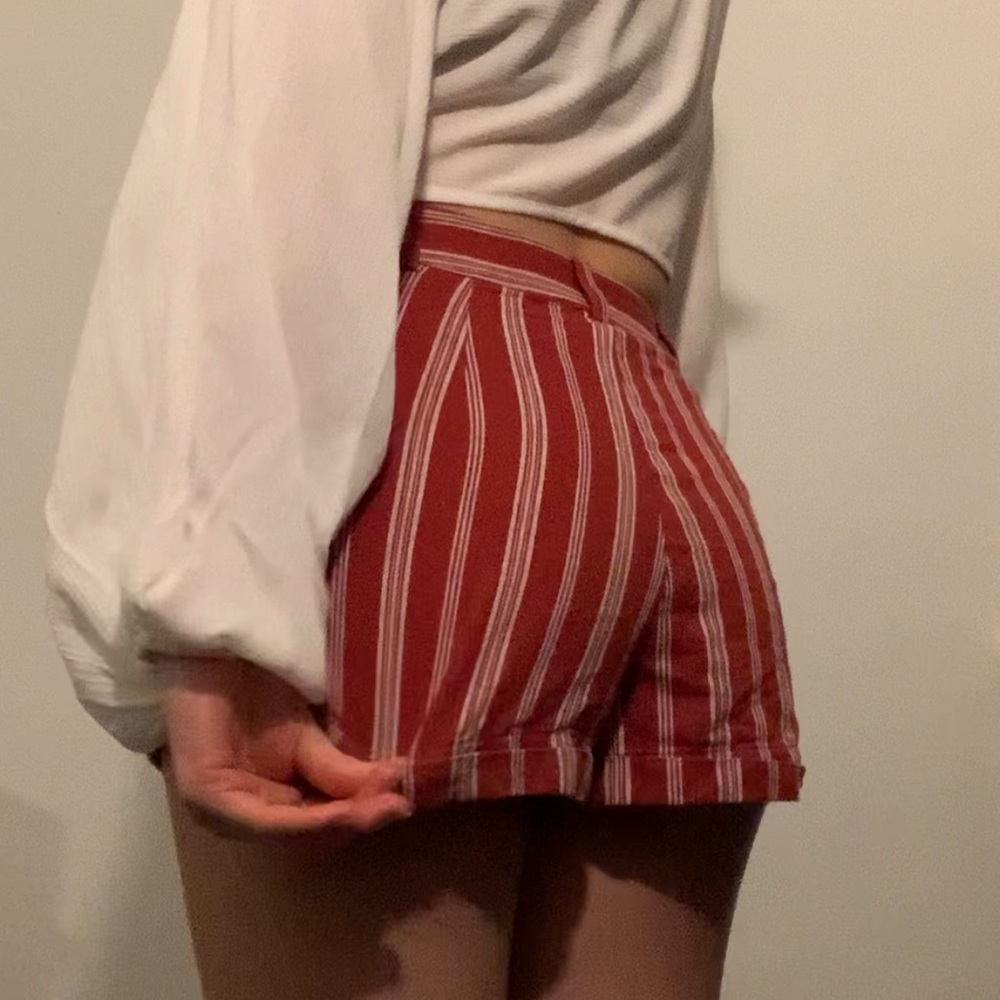 Brandy melville striped shorts